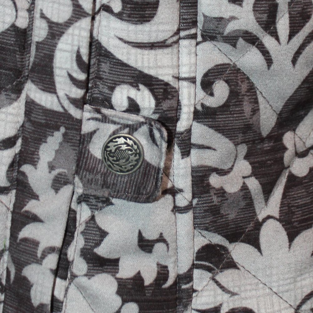Croft & Barrow Quilted Floral Patterned Zip Up Vest - Picture 11 of 15